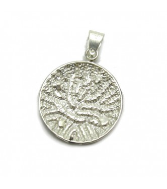 PE001283 Handmade sterling silver pendant solid 925 Empress